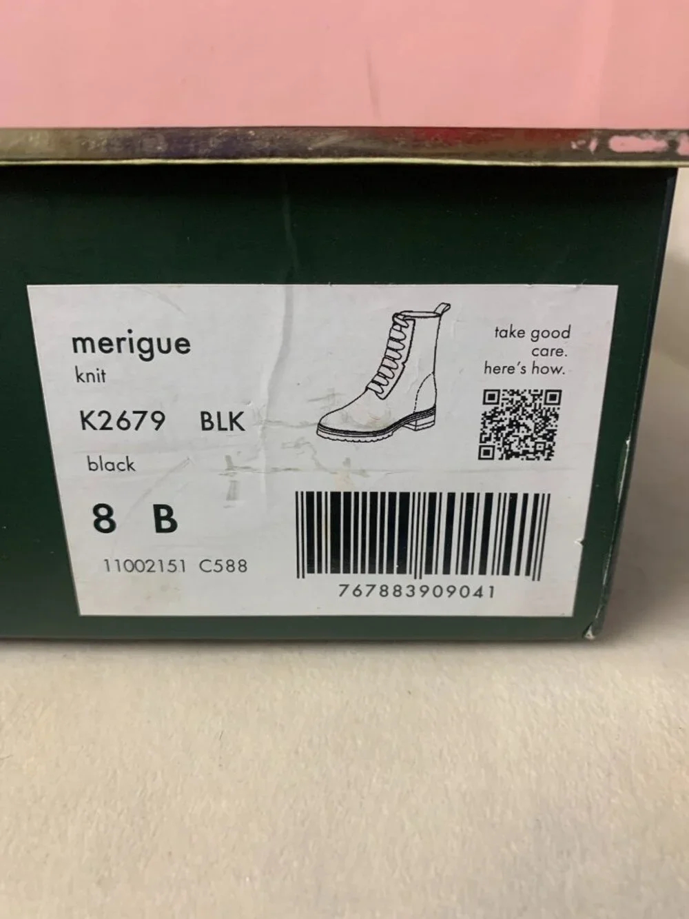 Kate Spade New York Merigue Women's Black Boots SZ 8